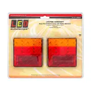 LED Autolamps Stop Tail Indicator Reflector Light 12V 14 LED Lamp Twin Blister