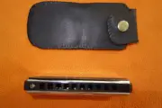 New SUZUKI BLUESMASTER HARMONICA Key Bb w/ Gig Bag Bronze Laser Tuned Reed harp