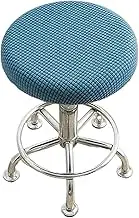 Round Stool Cover Ensures Durability and Stability Cushion Cover Washable Polyester Bar Stool Covers Stool Cushion Chair, Type+3, 30-40cm