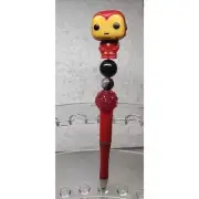 Marvel Figure Beaded Pen Iron Man Tony Stark
