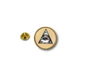 pins pin's flag national badge metal lapel hat button vest eye of providence