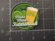 FIDDLEHEAD BREWING vermont second fiddle make STICKER decal craft beer brewery