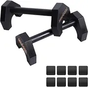 Premium Wooden Push-Up Handles and Non-Slip Calisthenics Parallettes, Push-Up or Handstand Handles, Push Up Bar for Indoor and Outdoor Bars