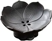 Decorative Bowls Fruit Bowl Countertop Fruit Basket Drainable Fruit Plate Creative Lotus Shape Split Ceramic Dessert Plate Fruit Tray Dried Fruit Candy Plate Fruit Bowl for Kitchen Counter (Color : B