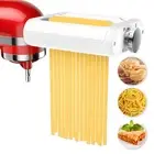Pasta Maker Machine - Electric Pasta Makers Attachment Set 3-in-1 for Kitchen...