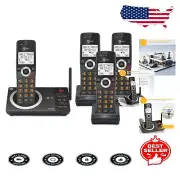 User-Friendly Cordless Phone System: 4 Handsets, Speakerphone & Caller ID