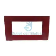 Vimar Idea Plaque Classic 4 Modules Amaranth
