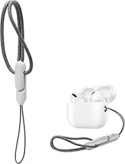 Anti-Drop Lanyard for AirPods Pro 2, Adjustable & Anti-Lost Strap Compatible with AirPods Pro 2nd Generation Case - Secure and Portable Design (Grey)