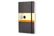 Moleskine: Classic Large Soft Cover Notebook Ruled - Black