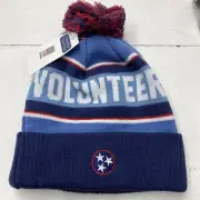 Volunteer Traditions Tristar Toboggans Blue Red Navy Pom Beanie New