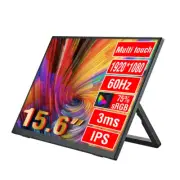 Phone PC Laptop Monitor Extender, 15.6 Inch Monitor Dual Screen HD Portable