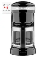 KitchenAid 12-Cup Drip Coffee Maker with Spiral Showerhead with $11 Credit