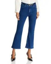 Frame The Reboot High Rise Ankle Bootcut Jeans in Lark 28