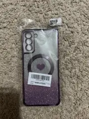 for Samsung Galaxy S21 Plus Magnetic Women Protective Phone Case 6.7”-Purple