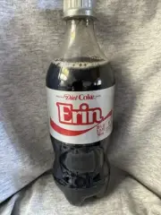 Share A Coke with Erin 2025 Personalized Gift Coca Cola Bottle 20oz Diet