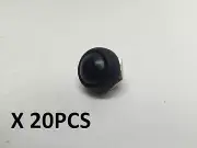 20 PCS MARINE BOAT CAR 12MM MINI ROUND BLACK PUSH BUTTON SWITCH MOMENTARY ON-OFF