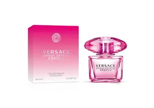 VERSACE Bright Crystal Absolu 絕對香戀水晶 女性淡香精 90ML 50ML 30ML ◐香水綁馬尾◐