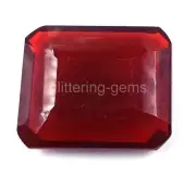 217.60 Ct Lab Created Red Topaz Emerald Cut Certified IGL Loose Gemstone 5MSY