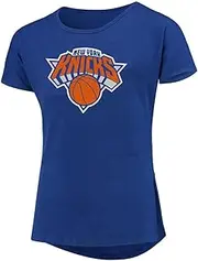 Outerstuff New York Knicks Youth Girls Size 7-16 Primary Team Logo Dolman T-Shirt