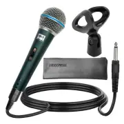 5Core XLR Microphone Dynamic Mic Karaoke Singing Studio Mics Handheld Microfono