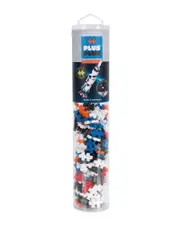 240pc Plus-Plus Saturn V Rocket Tube 2D Building Puzzle Kids Activity Toy 5y+