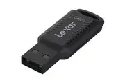 Lexar V400 128GB JumpDrive USB3.0 Flash Drive, up to 100MB/s read, Black,Securely protect files with Lexar DataShield. 256-bit AES encryption for add LJDV400128G-BNBNG
