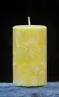 400hr 1.7kg Massive LIMES & PASSIONFRUIT Triple Scented Natural Pillar CANDLE