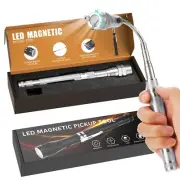 Magnetic Flashlight Pickup Tool Dad Gifts Cool Magnet Telescoping Gadgets wit...