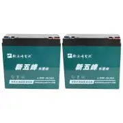2pc 6-DZM-20 Battery 12V 20Ah for Go Kart ATV E bike Scooter Mobility Mower Cart