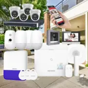 Hikvision Alarm System, Intercom & 8MP CCTV Kit 4 Channel