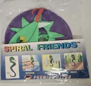 Vintage Premier Kites Spiral Friends Wind Spinner Snake #23012 Windsock Garden