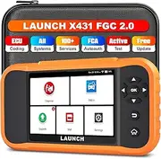 [LAUNCH] X431 Creader Elite 2.0 FGC OBD2 Scanner,ECU Coding, Bi-Directional Scan Tool for Ford, for GM, for Chrysler,100+ Reset, Full System Diagnose, FCA AUTOAUTH, AUTOVIN, Lifetime Free Update