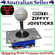 New: ZIPPYY Joystick – 2-4-8 WAY (Long Stick) (WHITE) ARCADE / MAME