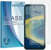 [MEZON] [2 Pack] Tempered Glass for Nokia XR20 – 9H HD Crystal Clear Premium Screen Protector – Case Friendly, Shock Absorption (Nokia XR20, 9H HD)