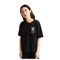 在飛比找ETMall東森購物網優惠-Timberland 女款黑色LOGO短袖T恤 A23FA0