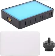 LED Fill Light, Mini Fill Lamp 2500K-8500K RGB Camera Fill Light for Video Chat/Photography/Selfie/Live Boardcast, with 1/4in Screw and Cold Shoe Mount, 72pcs Lamp Chips