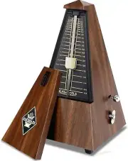GLEAM Mechanical Metronome Teak No Battery Needed for All Instruments
