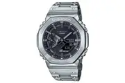 Casio G-Shock GM-B2100D-1A Full Metal CasiOak Solar Bluetooth Men's Watch (Silver x Black) (2Y Replacement Warranty) GMB2100D-1A