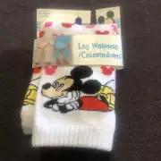 Disney mikey mouse leg warmers size talla one size fits most