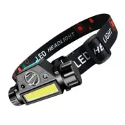 LED Headlamp Headlight USB Rechargeable Waterproof Head Light Flashlight