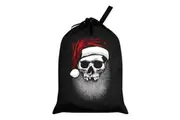 Grindstore Muerto Christmas Santa Sack (Black) (One Size)