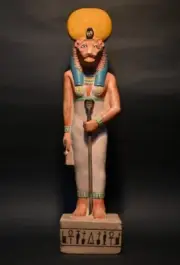 Lady of war-Great statue for goddess sekhmet ,ptah's wife made from strong stone