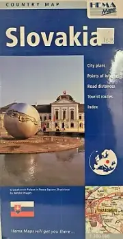 Slovakia Road Map by Hema Maps