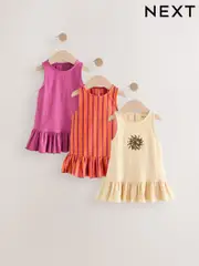 Purple/Ecru 100% Cotton Sequin Peplum Frill Vest (3-16yrs) (AG5830) | $39 - $53