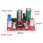 NE5532 Dynamic Microphone Stereo Preamp Amplifier Board DIY DC9-24V AC8-16V