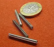 18-8 Stainless Steel, Slotted Roll Spring Pin, 3/32" Dia x .937" Length, 100 pcs