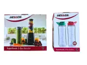 BNIB Heller Brand Superfoods 2 Go 260W Slim Smoothie Blender + 2 Bonus Bottles