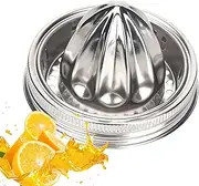 Jar Juicer Lid,Reusable Juicer Lid Handle Citrus Reamer | Manual Juice Squeezer Lemon Leak-Proof Bottle Cap for Canning Jar