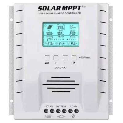 60A MPPT Solar Charge Controller Battery Regulator Charger 12V/24V PV 100V ZX3