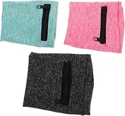 [PENIKOKO] 3pcs Portable Wrist Wallet: Versatile Wristband Pouch for Cards Keys and Cash - Lightweight Wrist Wrap for Outdoor Sports and Activities